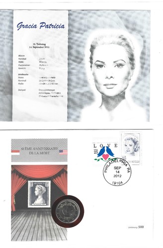 Numisbrief grace kelly - numisbrief, 2