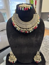 Bollywood Indisch Pakistanisch Schmuck Set Hochzeit Party