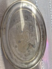 Versilbertes Tablett 1891