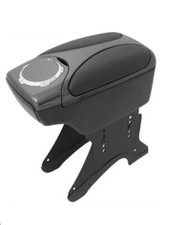 Mittelarmlehne Staufach + Getränkehalter Carbon Kunstleder für Toyota Volvo VW