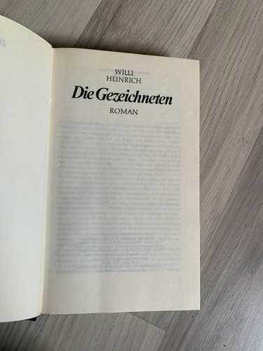 Die gezeichneten roman von - die,