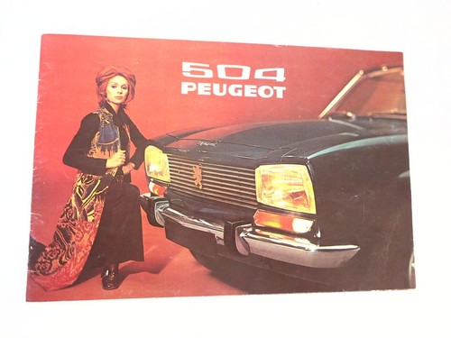Original prospekt peugeot - peugeot, 504