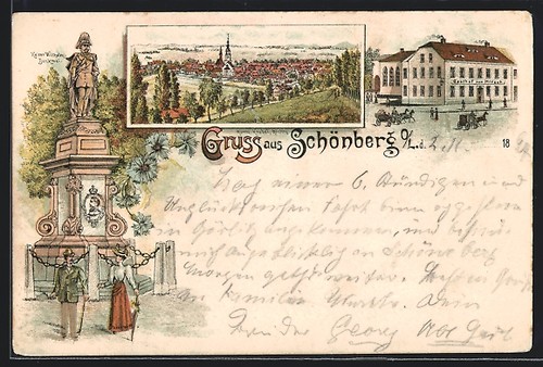 Lithographie schönberg o - lithographie,