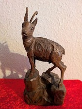   Holzfigur 25 cm.  Gams Gemse