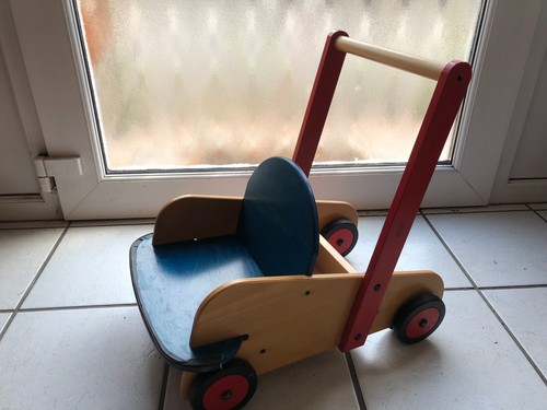 Lauflernwagen haba blau rot - haba,