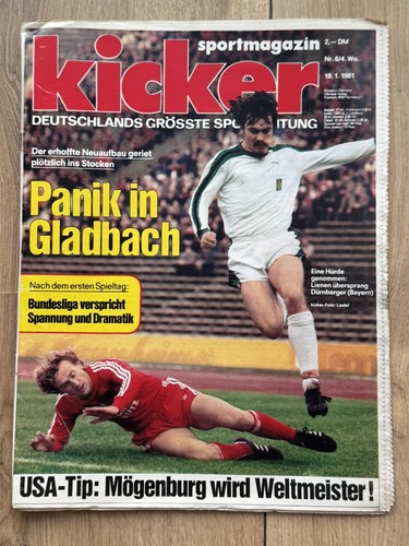 Kicker sportmagazin 1981 - kicker-sportmagazin, 19.1.1981