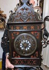 Alte Groß Gotischer Kaminuhr