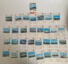 Quartett ASS 3208 Schiffe mit Blitztrumpf und 3 x Norwegen Sammler Kapitän