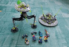 Sehr guter Zustand: LEGO Alien Conquest – 7052 UFO + 7051 Alien Läuferraumschiff