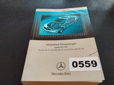 559 Mercedes Benz Tabellenbuch