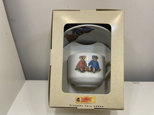 Steiff porzellan tasse - steiff,