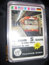 Quartett Kartenspiel U-Bahn