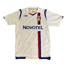 Olympique Lyon Trikot M Fußball Herren Weiß Blau Rot Umbro Y2K