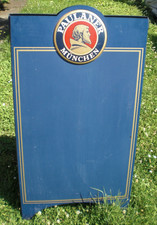 Paulaner München Aufsteller Kundenstopper Gastronomie Riesig115x65cm Freistehend