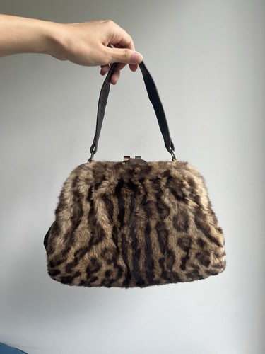 Ozelot handtasche bag pelz - handtasche,