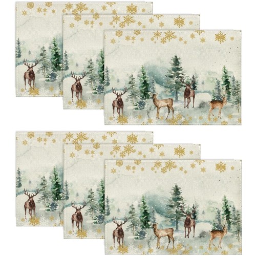 Winterliche tischsets - winterliche,