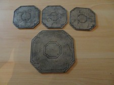 alte Zinnuntersetzer, 1 x für