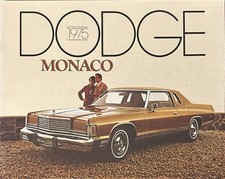 Dodge Monaco Prospekt Brochure Depliant 08/1974 Amerika