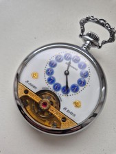 Hebdomas 8 days, antik Schweizer Uhr Taschenuhr Sammleruhr.