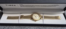 Timex Q Damenuhr, Gold neuwertig,