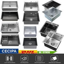 Edelstahl Einbauspüle Küchenspüle Spülbecken verschiedene Modelle Ablaufgarnitur