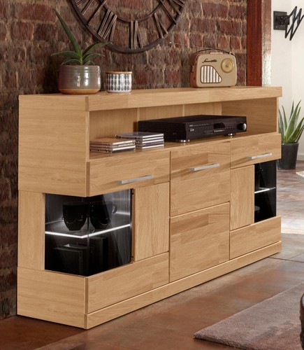 Sideboard kommode ribe eiche - kommode,