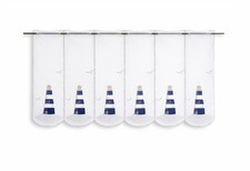 Scheibengardine Leuchtturm