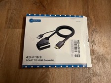 Scart auf HDMI Konverter - 1080P Adapter mit 150cm Scart-Kabel