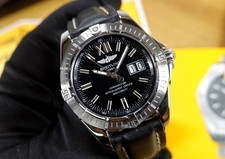 BREITLING 41 mm COCKPIT Big Date A49350 Automatik schwarzes Zifferblatt BOX