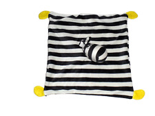 Klappa IKEA Zebra schwarz + weiß + gelb Schnuffeltuch Schmusetuch Kuscheltuch