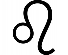 Aufkleber Sternzeichen Löwe