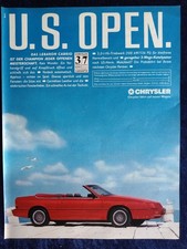 Chrysler Le Baron Cabrio, originale Werbung aus 1991