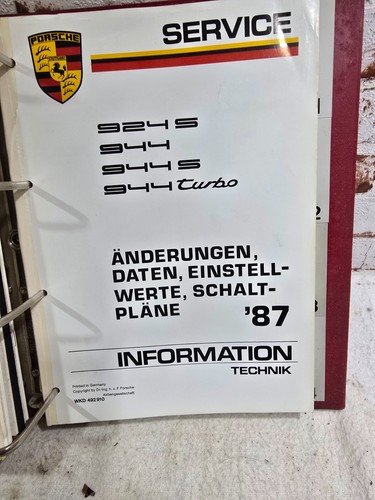 Porsche service information - porsche,