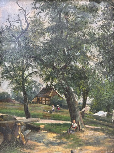 ölgemälde landschaft genre - landschaft,