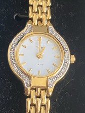 Damen Uhr TCM Vergoldet Mit