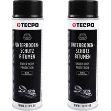 2x UNTERBODENSCHUTZ STEINSCHLAGSCHUTZ 500ml BITUMEN SPRAY SCHWARZ ROSTSCHUTZ UBS