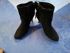 Donna Christina Damen Stiefelette mit Reißverschluß und Schleife hinten Gr. 37