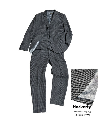 Tweed anzug grau teilig - anzug,