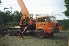 LKW Foto Kranwagen orange MB