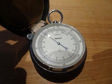 Höhenmesser Luftdruckmesser Compens Lufft bis 3500 m Altimeter No. 81227 Etui