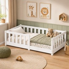 Kinderbett 70x140 cm Weiß -