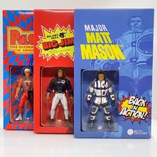 Mattel Back in Action Major Matt Mason Big Jim & Pulsar Retro Set GYW83 NEU OVP