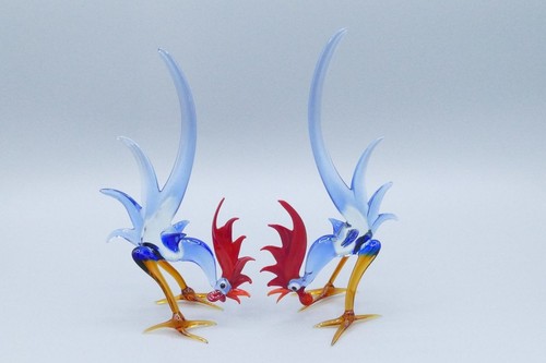 Alte glasfiguren hahn - "hahn, /