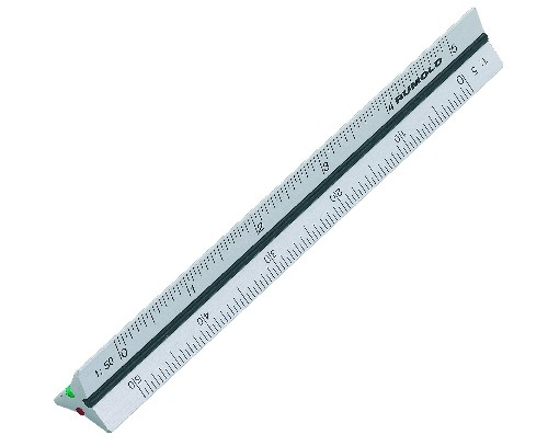 Dreikantmaßstab 195/10