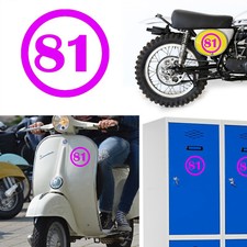 Nummer 81, Vinyl Aufkleber
