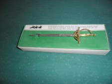 Wicküler Pils Wuppertal Brieföffner Degen in OVP 1970er Jahre