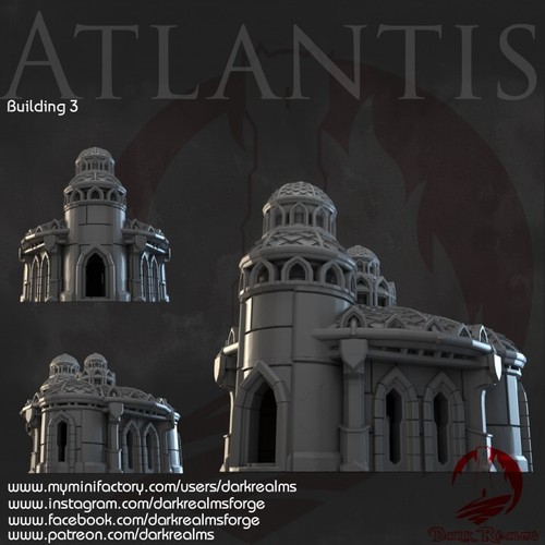 Dark realms atlantis building - dark,