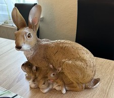 Dekofigur Hasenfamilie - 35 cm