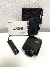 Canon Speedlite 270EX Blitzgerät + RS-60E3 Auslöser / Aufsteckblitz / Geprüft ✅