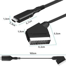 SCART to HDMI adapter cable, 1